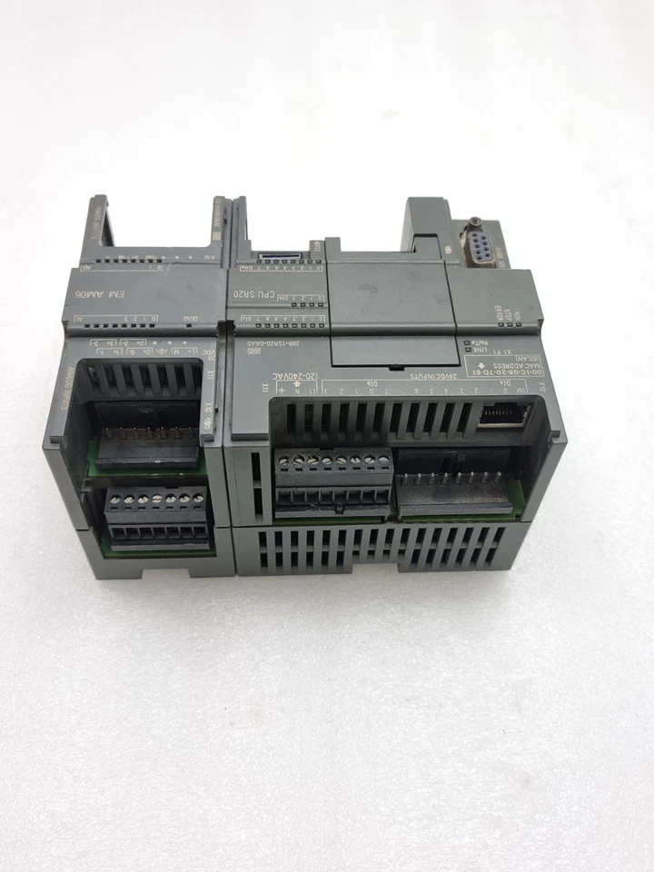 Used Working Siemens CPU SR20 6ES7288-1SR20-0AA0 With EM AM06 6ES7288-3AM06-0AA0